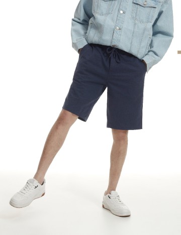 Pantaloni scurti Reserved, bleumarin, L