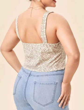 Top SHEIN CURVE, floral, 3XL