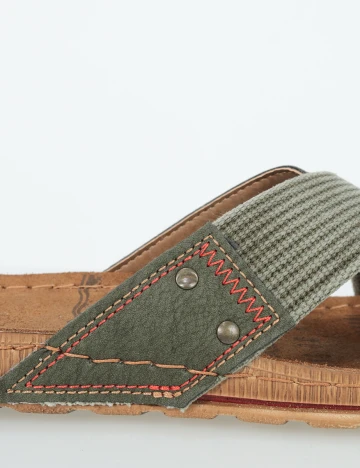 Slapi OAKSFIELD by Bristol, verde inchis, 43