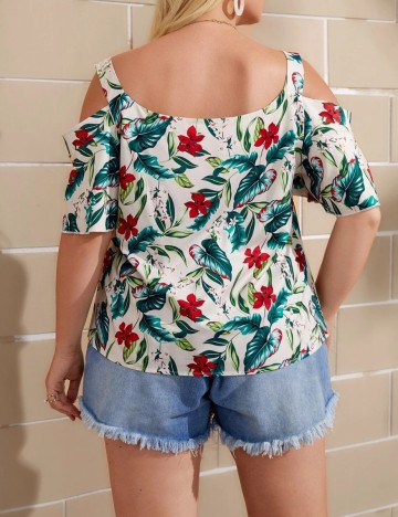 Bluza SHEIN CURVE, floral, 2XL