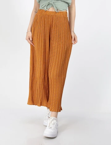 Pantaloni Emery Rose, mustar, M Galben