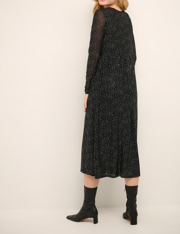 Rochie medie Culture, negru, XL