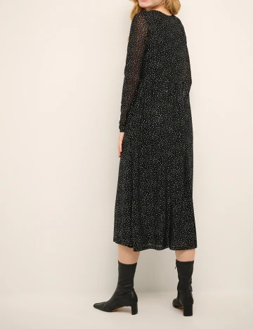 Rochie medie Culture, negru, XL