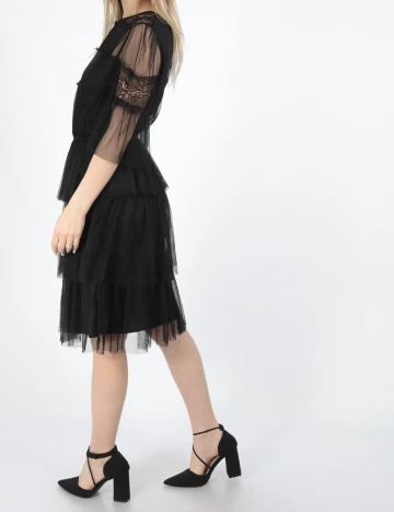 Rochie scurta Happy Holly, negru, 36/38