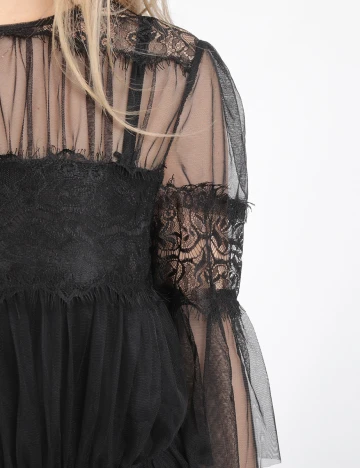 Rochie scurta Happy Holly, negru, 36/38