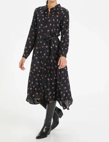 Rochie medie Kaffe, negru, 42