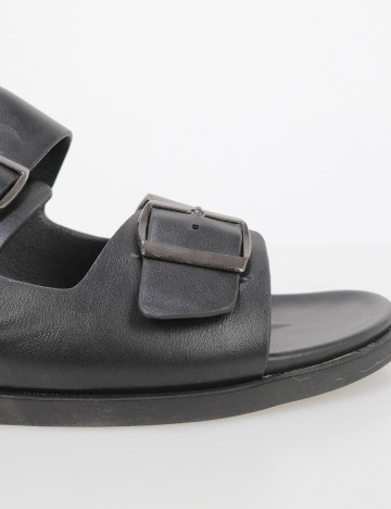 Slapi Checker by Bristol, negru, 46
