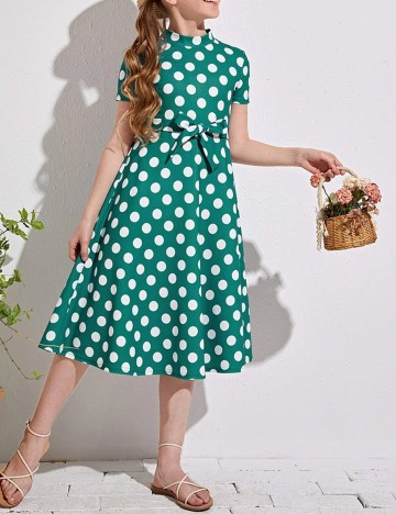 Rochie Shein Kids, verde, 8 ANI