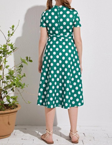 Rochie Shein Kids, verde, 8 ANI