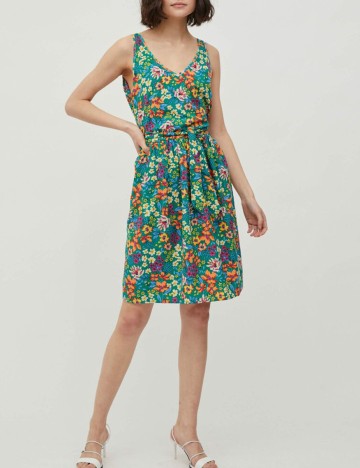 Rochie scurta Vila, verde, 34
