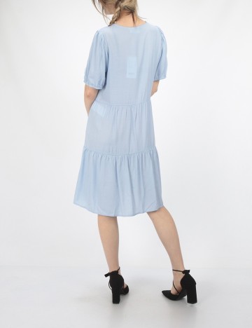 Rochie scurta Vila, bleu, 38