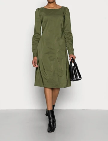 Rochie scurta Culture, verde, XL