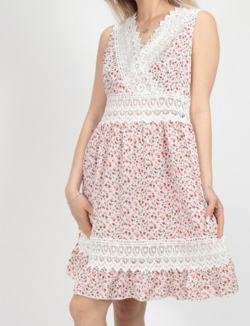 Rochie Scurta SHEIN, alb, M