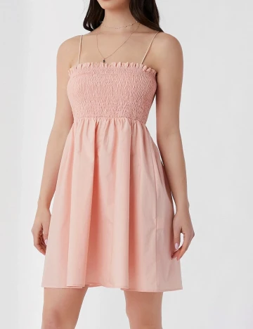 Rochie scurta SHEIN, roz, L Roz