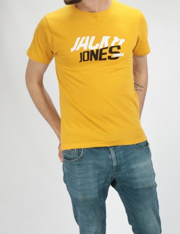 Tricou Jack&Jones, galben, M