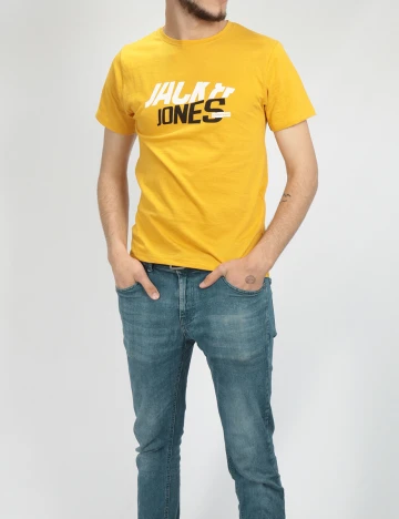 Tricou Jack&Jones, galben, M