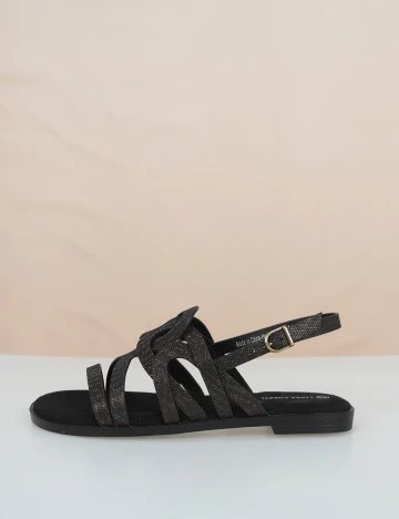 Sandale Linea Loresi, negru, 40