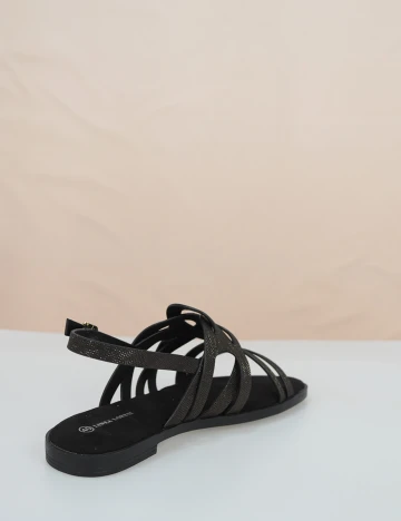 Sandale Linea Loresi, negru, 40