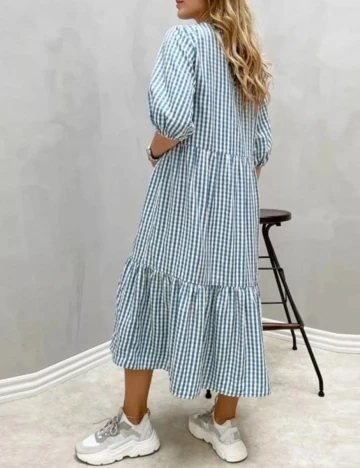 Rochie medie Vila, albastru, 34