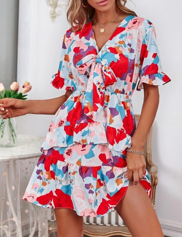 Rochie Scurta SHEIN, mix culori, S