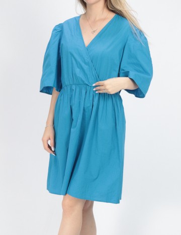Rochie scurta Object, albastru, 38