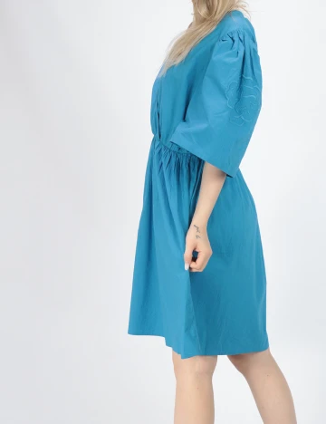Rochie scurta Object, albastru, 38
