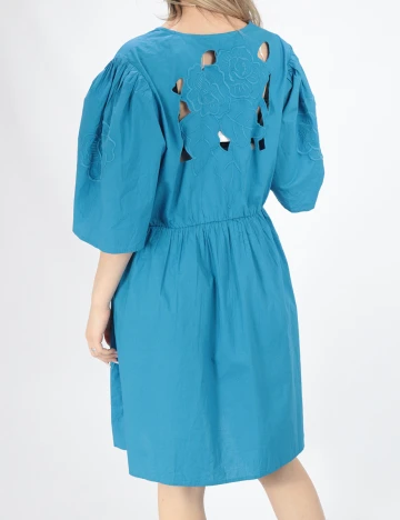 Rochie scurta Object, albastru, 38