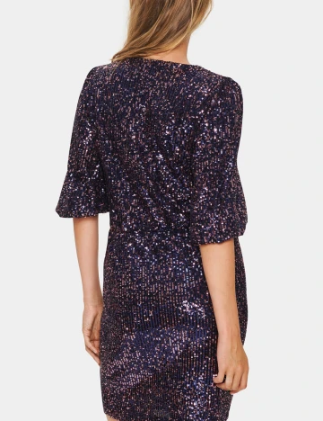 Rochie scurta Saint Tropez, mov, S