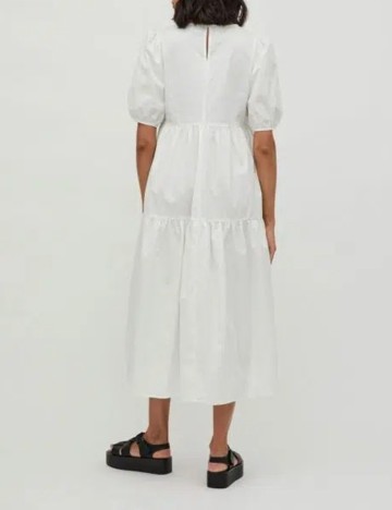 Rochie medie Vila, alb, 34