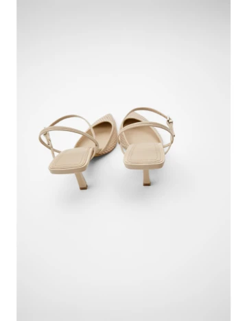 Pantofi Zara, bej, 35 Crem