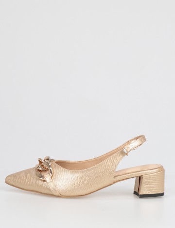 Pantofi SHEIN, auriu, 43
