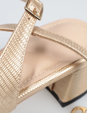 Pantofi SHEIN, auriu, 43