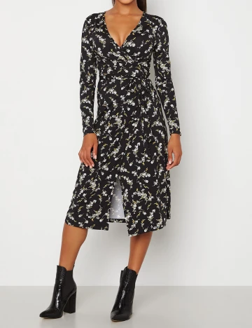 Rochie medie Chiara Forthi, negru, XS