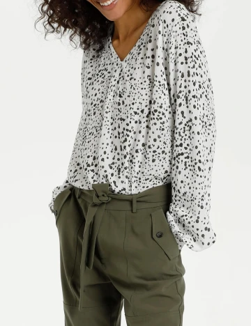 Bluza Kaffe, alb