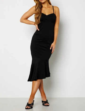 Rochie medie BUBBLEROOM, negru, XS