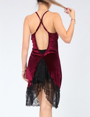 Rochie scurta de noapte SHEIN, visiniu