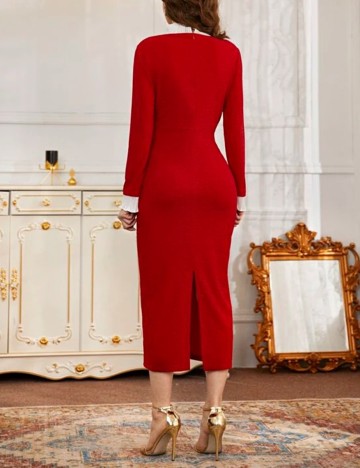 Rochie Lunga SHEIN, rosu, M