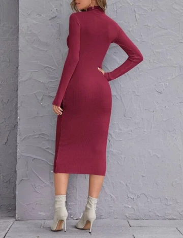 Rochie medie SHEIN, visiniu, M