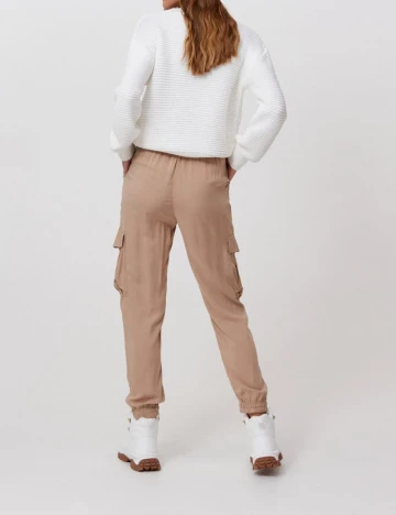 Pantaloni CROPP, crem, 38