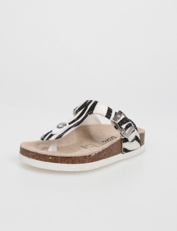 Slapi Blue Queen by Bristol, animal print, 26