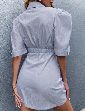 Rochie scurta SHEIN, albastru, L