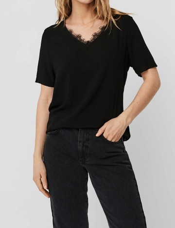 Tricou Vero Moda, negru, XS