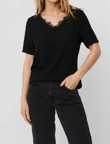 Tricou Vero Moda, negru, XS