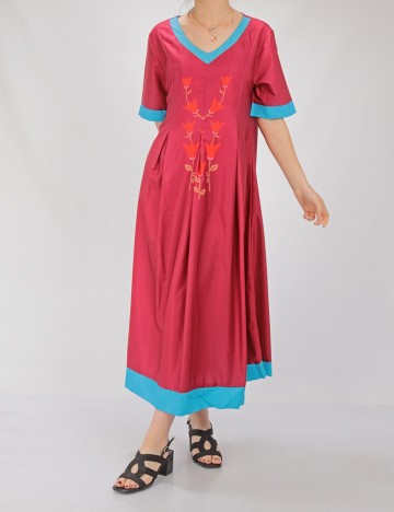 Rochie medie Emery Rose, magenta, L