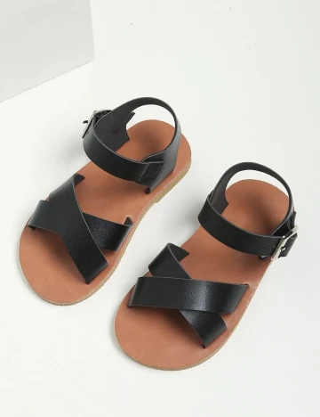 Sandale Shein Kids, negru, 22