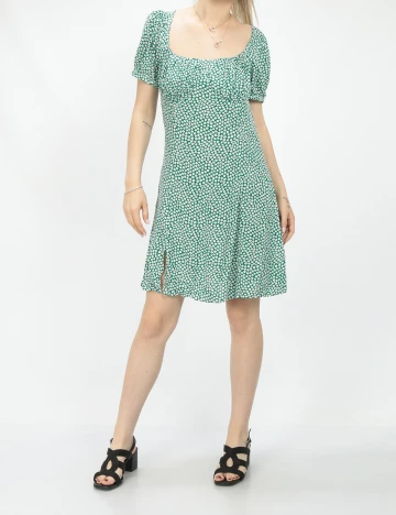 Rochie Scurta SHEIN, verde, S