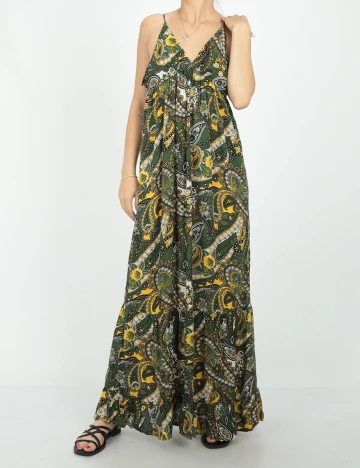 Rochie lunga Vero Moda, verde, XS Verde