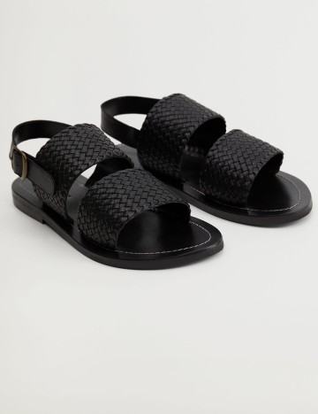 Sandale Mango Violeta, negru, 40