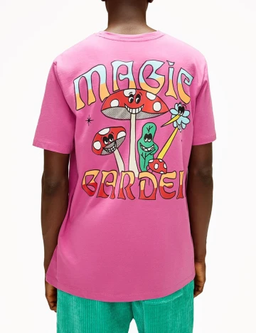 Tricou Bershka, roz, L