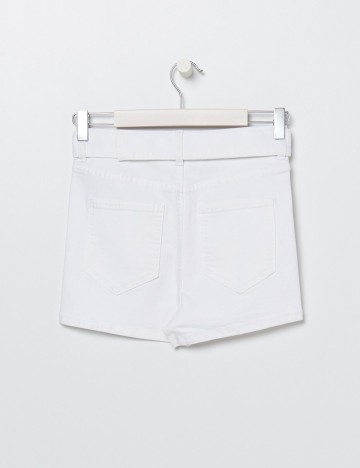Pantaloni Scurti Sinsay, alb, 36